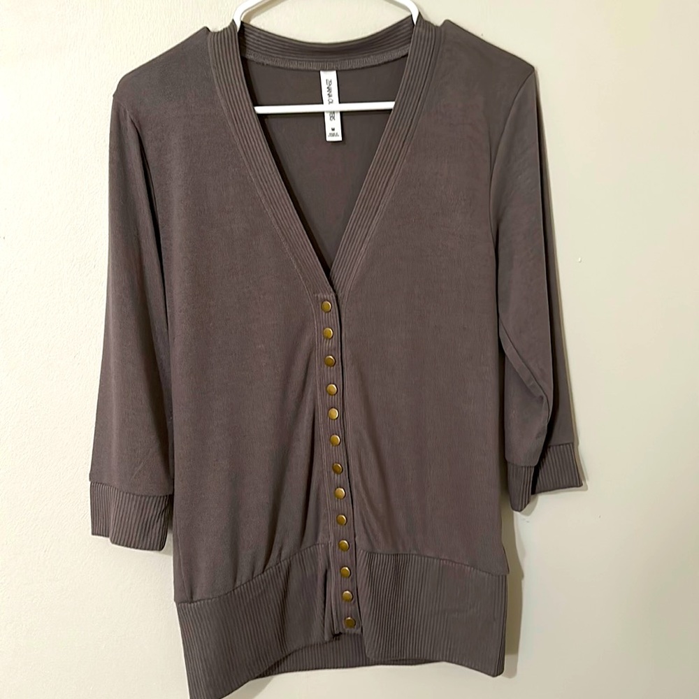Snap button cardigan